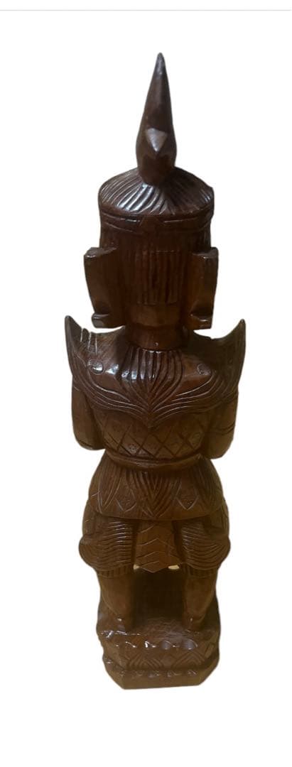 ミャンマー　木彫像　木製　木彫り