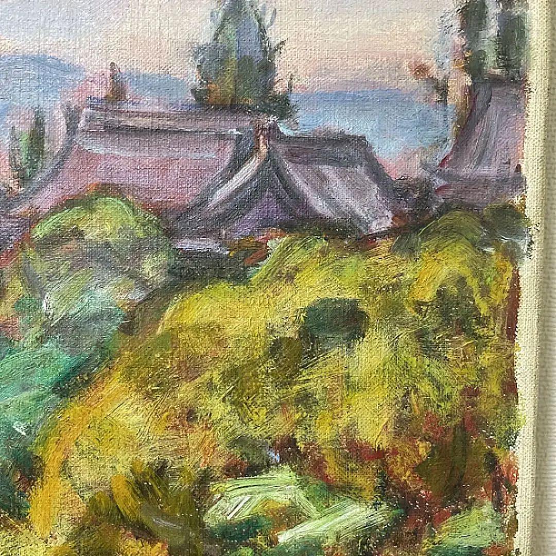 巨匠 小絲源太郎『山寺』油彩 カンヴァス F6 原画 真作保証 1点もの 鬼貴重