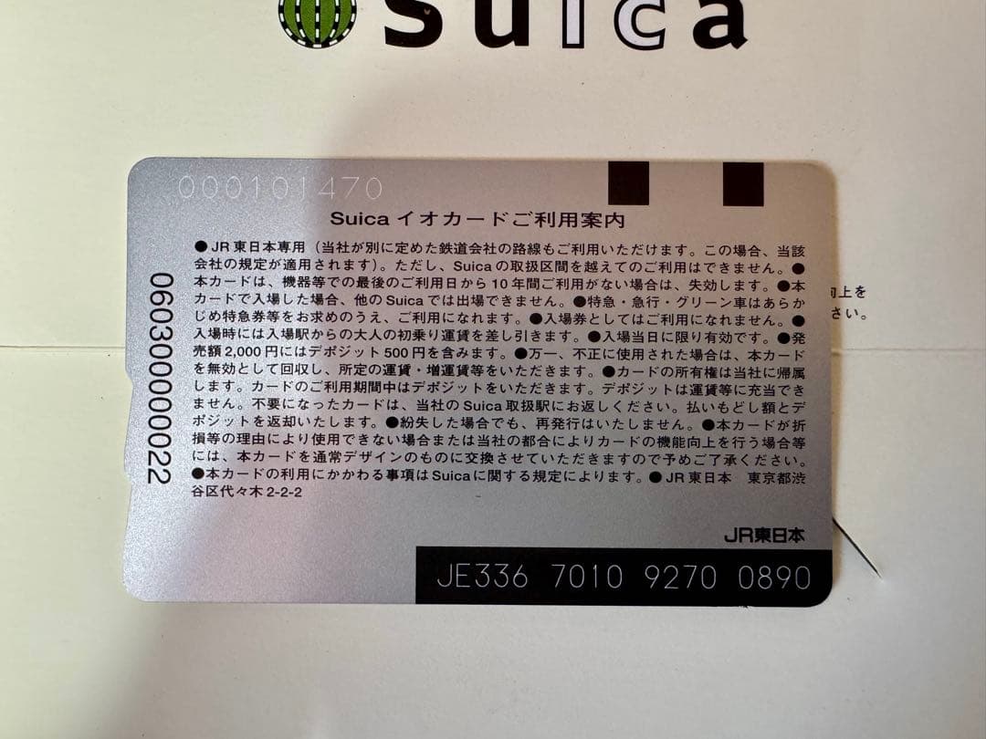 ☆Suica デビュー記念カードペンギンデザイン☆