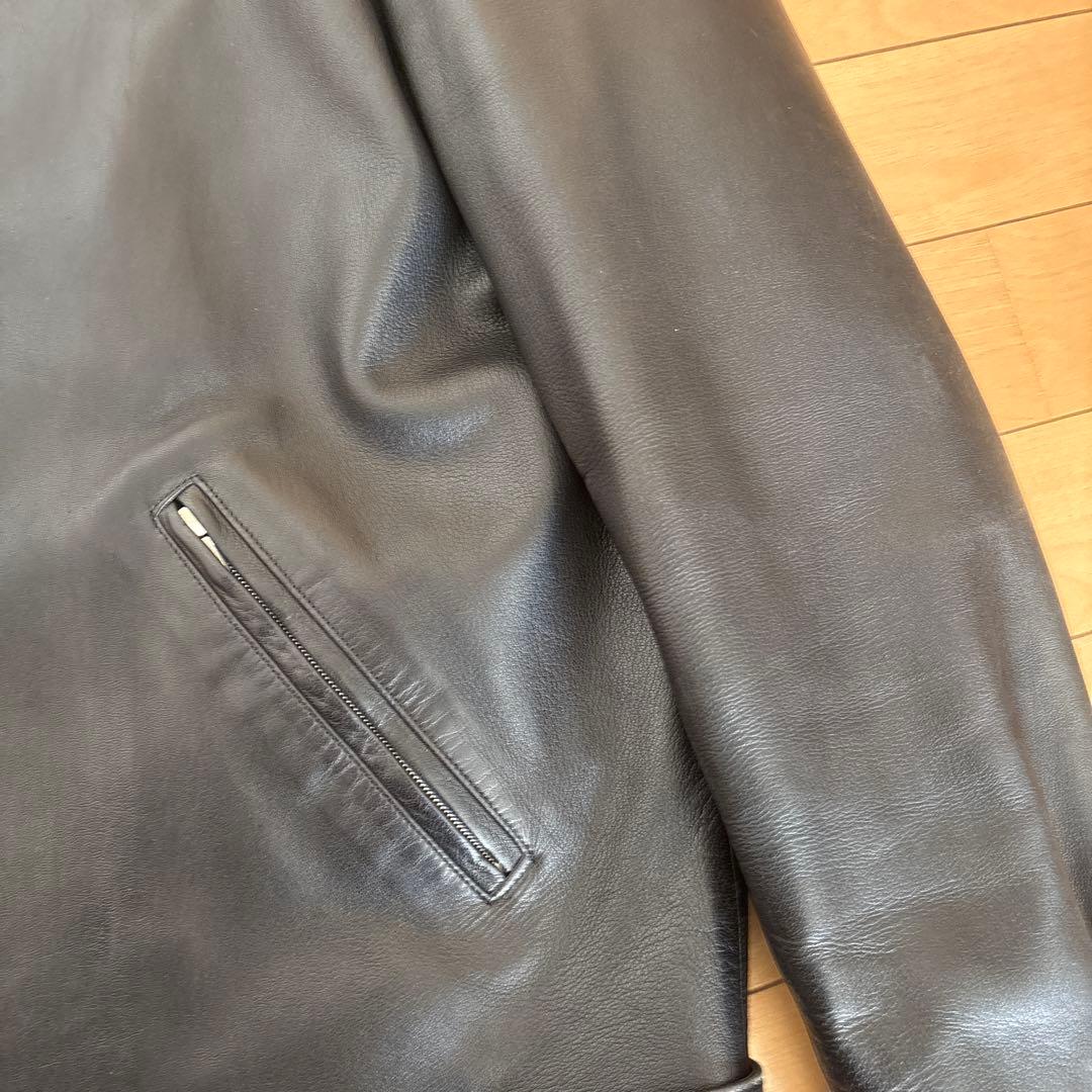 90s agnès b leatherjacket シープ羊　サイズ0 アニエス