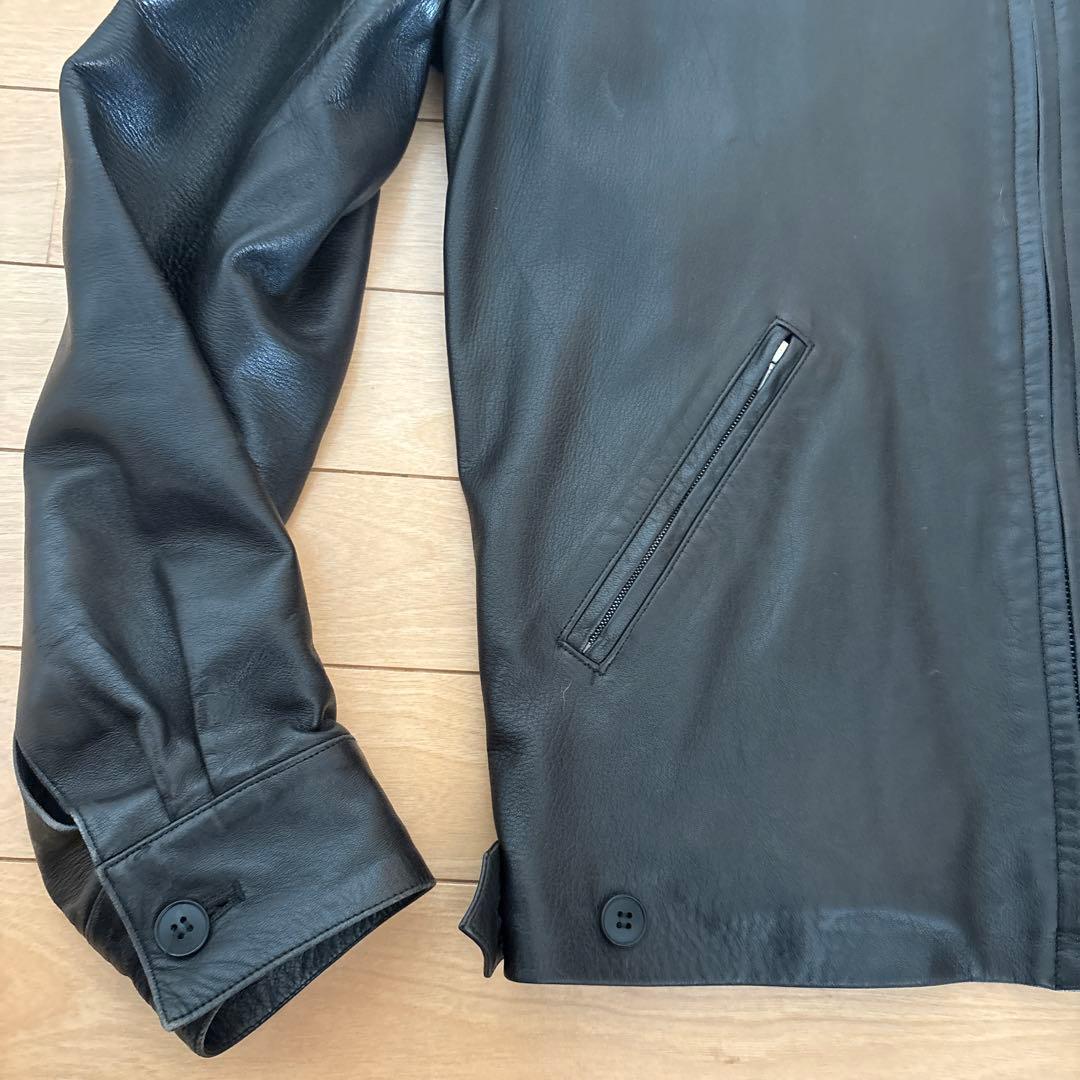 90s agnès b leatherjacket シープ羊　サイズ0 アニエス