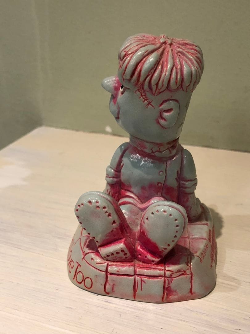 ビンテージ　メッセージドール　フランケンシュタイン　ホラー　モンスター　レトロ