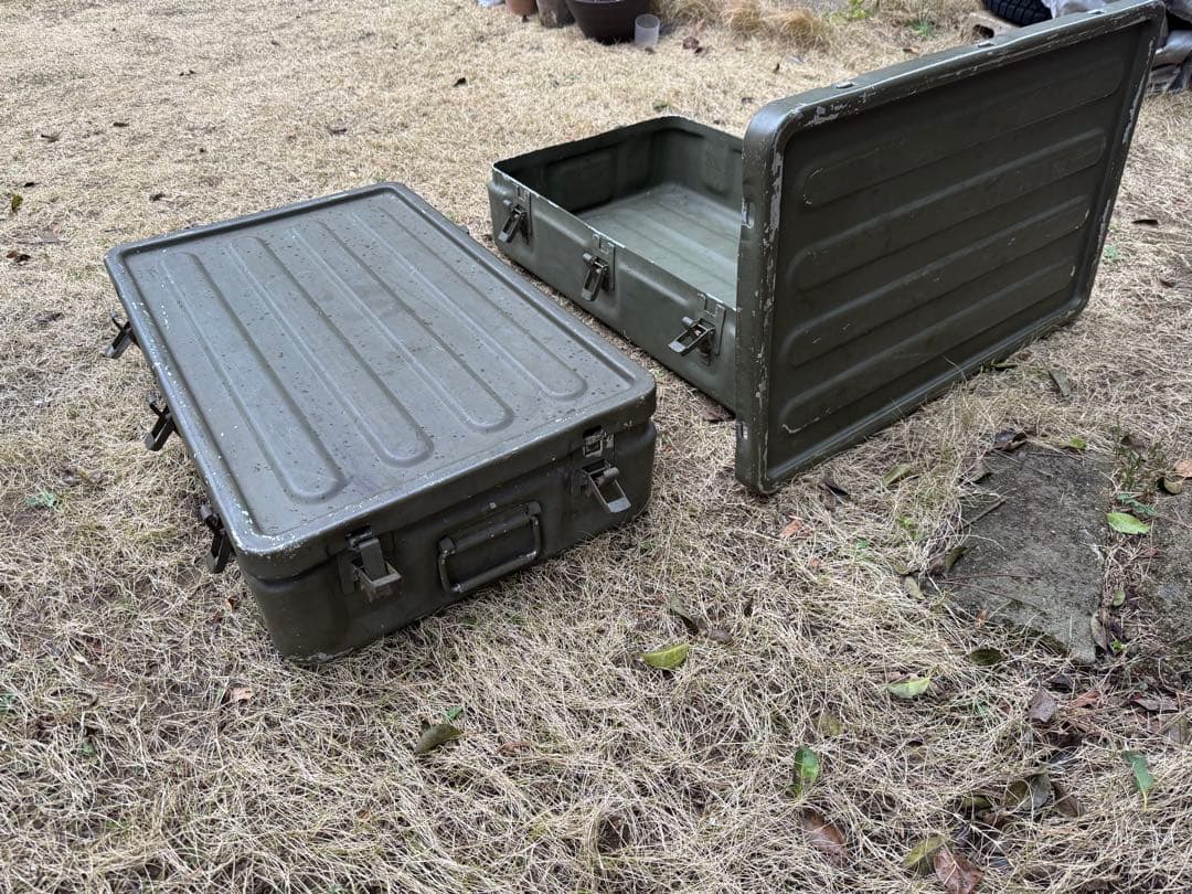 米軍軍放出品　A&S TRIBAL製　ミリタリーボックス　2個セット
