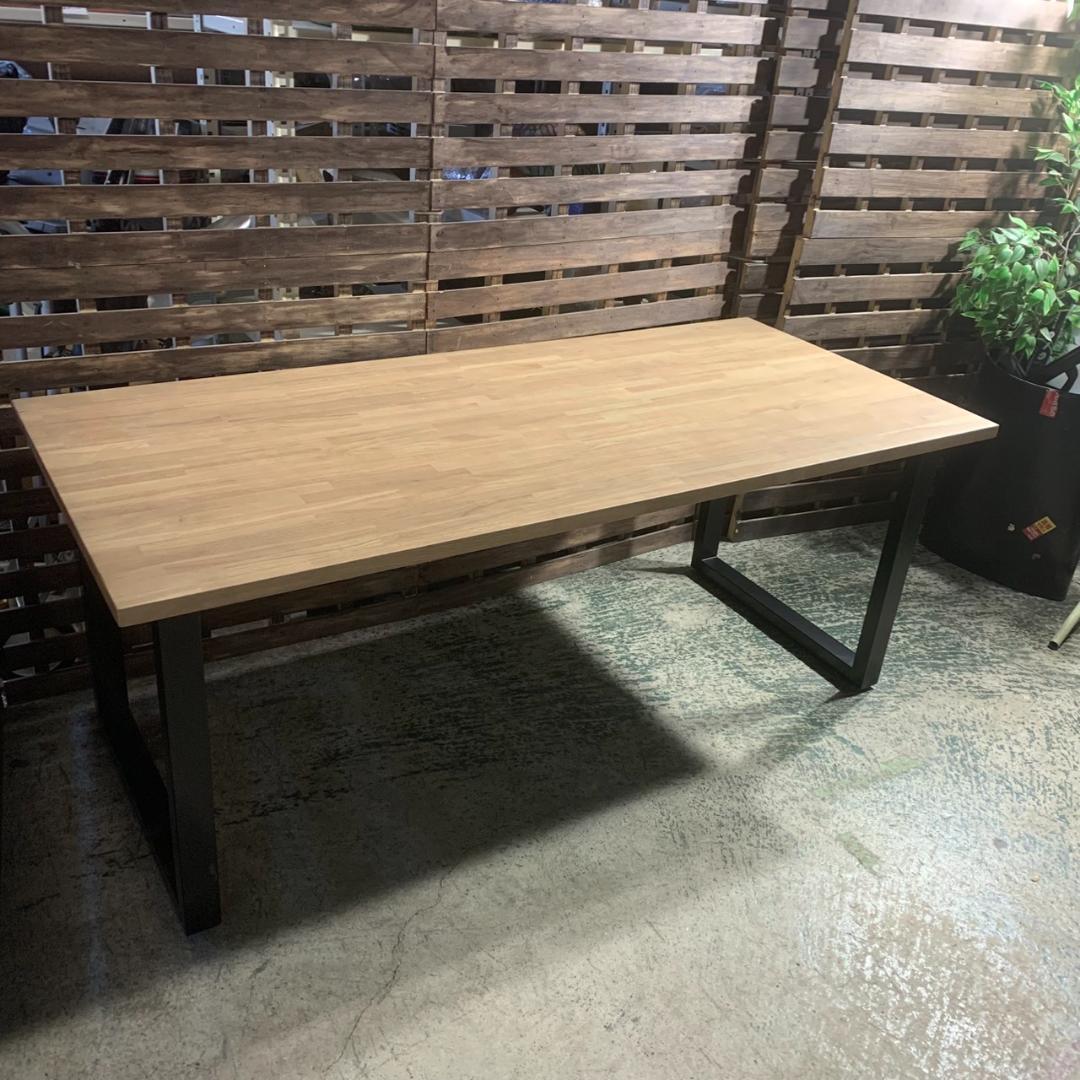 K850 ダイニングテーブル 作業テーブル 鉄足 W180cm