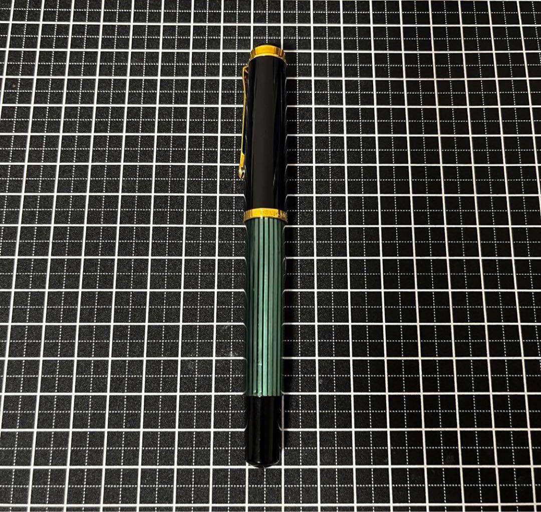 ペリカン/pelikan 万年筆 スーベレーン M400 #500 緑縞 M