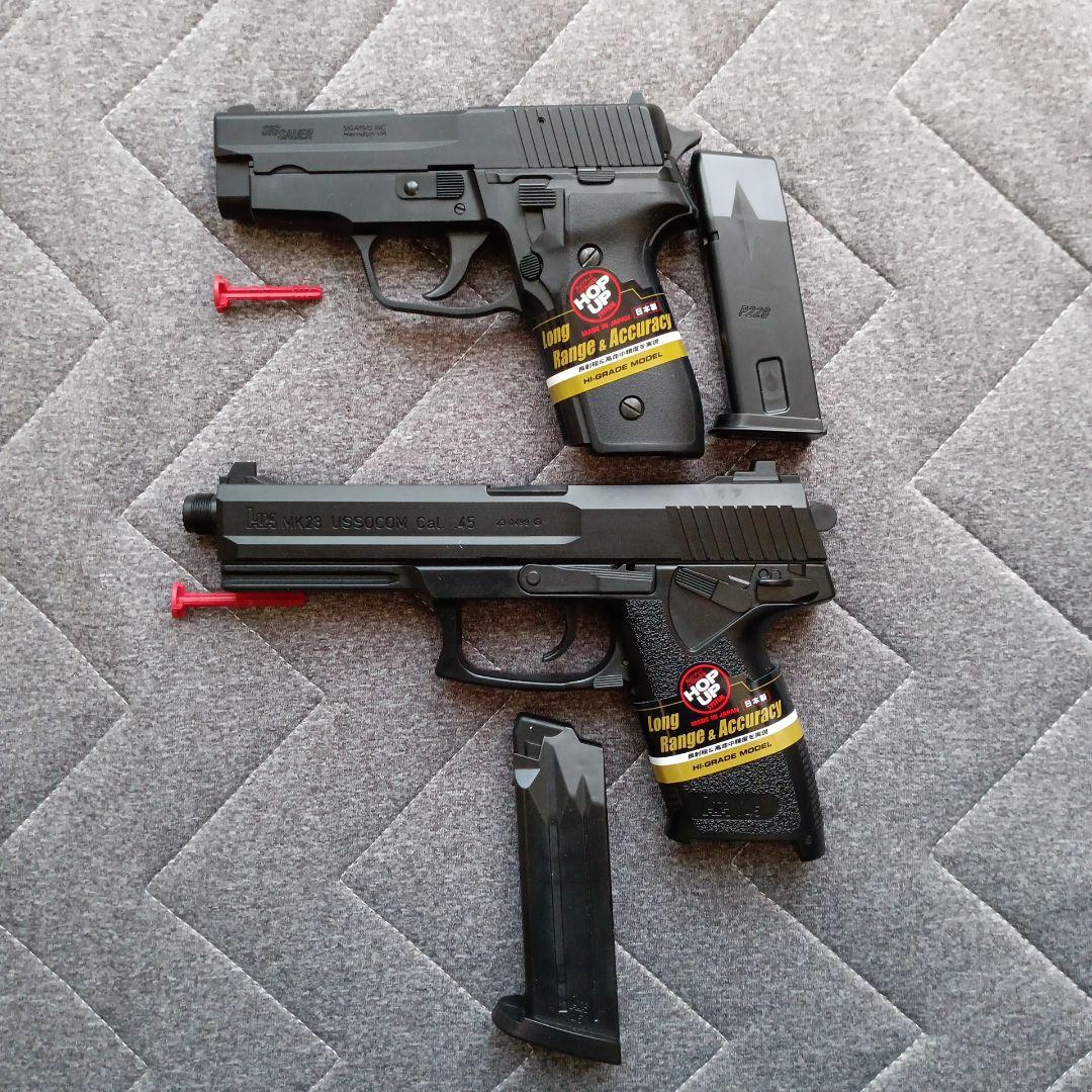東京マルイ【エアコッキング】シグザウエルP228とソーコムMK23.、新品18禁