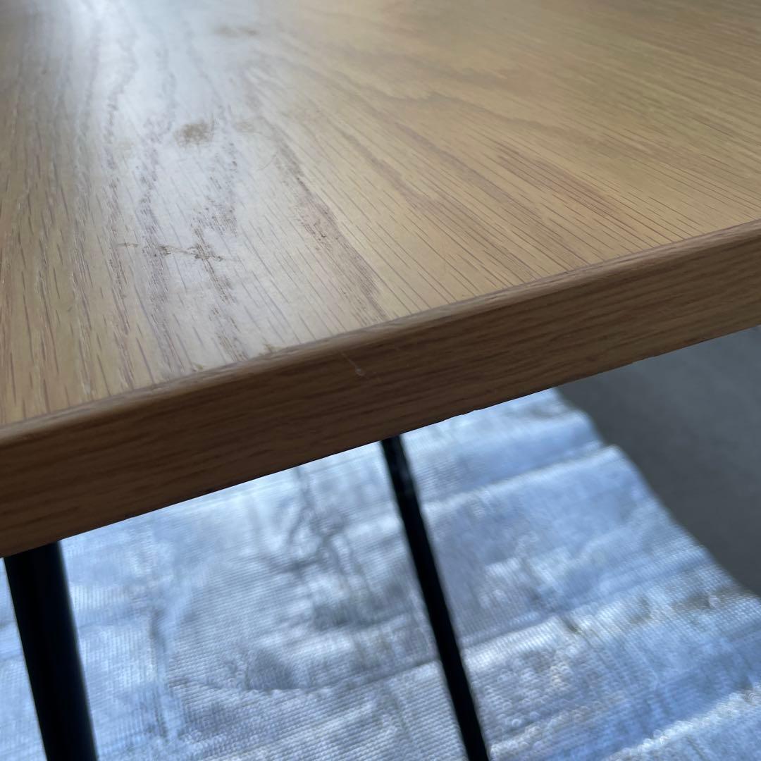 MUJI無印良品 折りたたみテーブル120cm オーク材/ダイニング/学習机