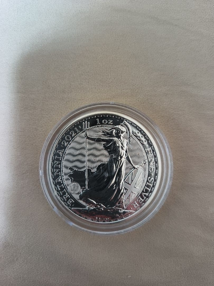 【本物保証】2021年 ブリタニア銀貨 1オンス 純銀 英国 ロイヤルミント