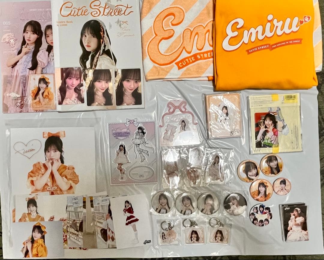 CUTIE STREET 川本笑瑠 グッズ まとめ売り（推しTシャツ、タオル等）
