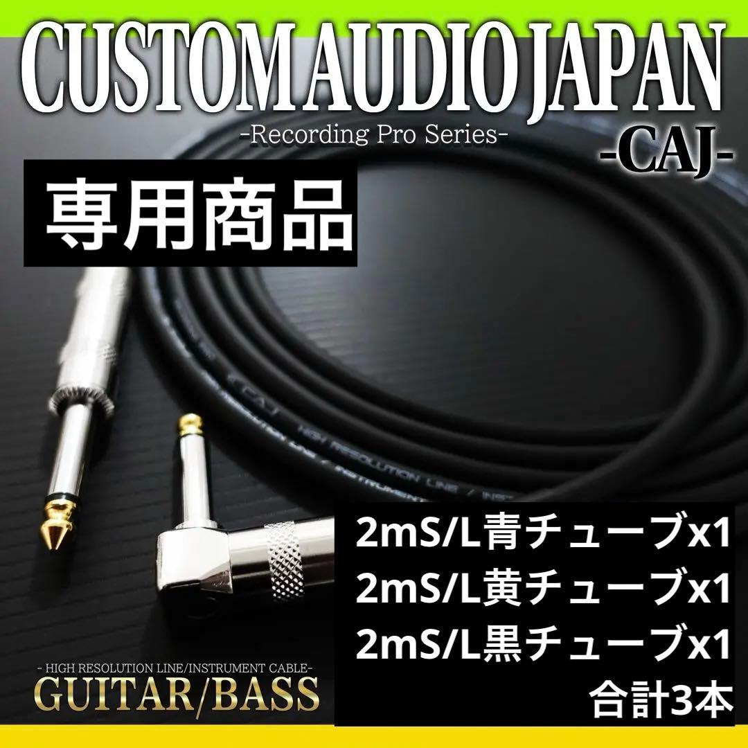 【新品】CAJ　Recording Pro『2m』S/L【送料込】ギターシールド