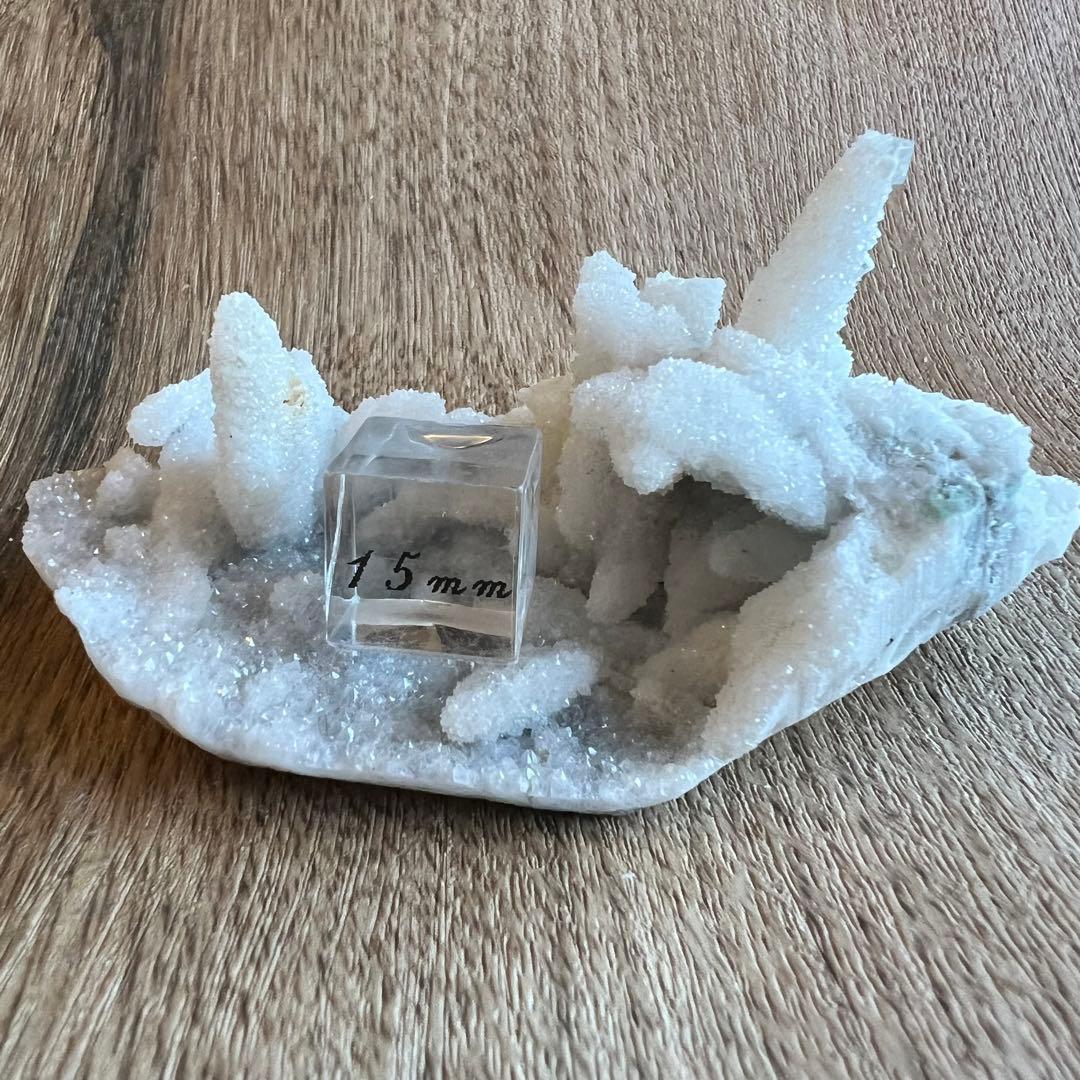 仮晶 水晶 ドゥルージー フローライト A1 共生 鉱物 標本 原石