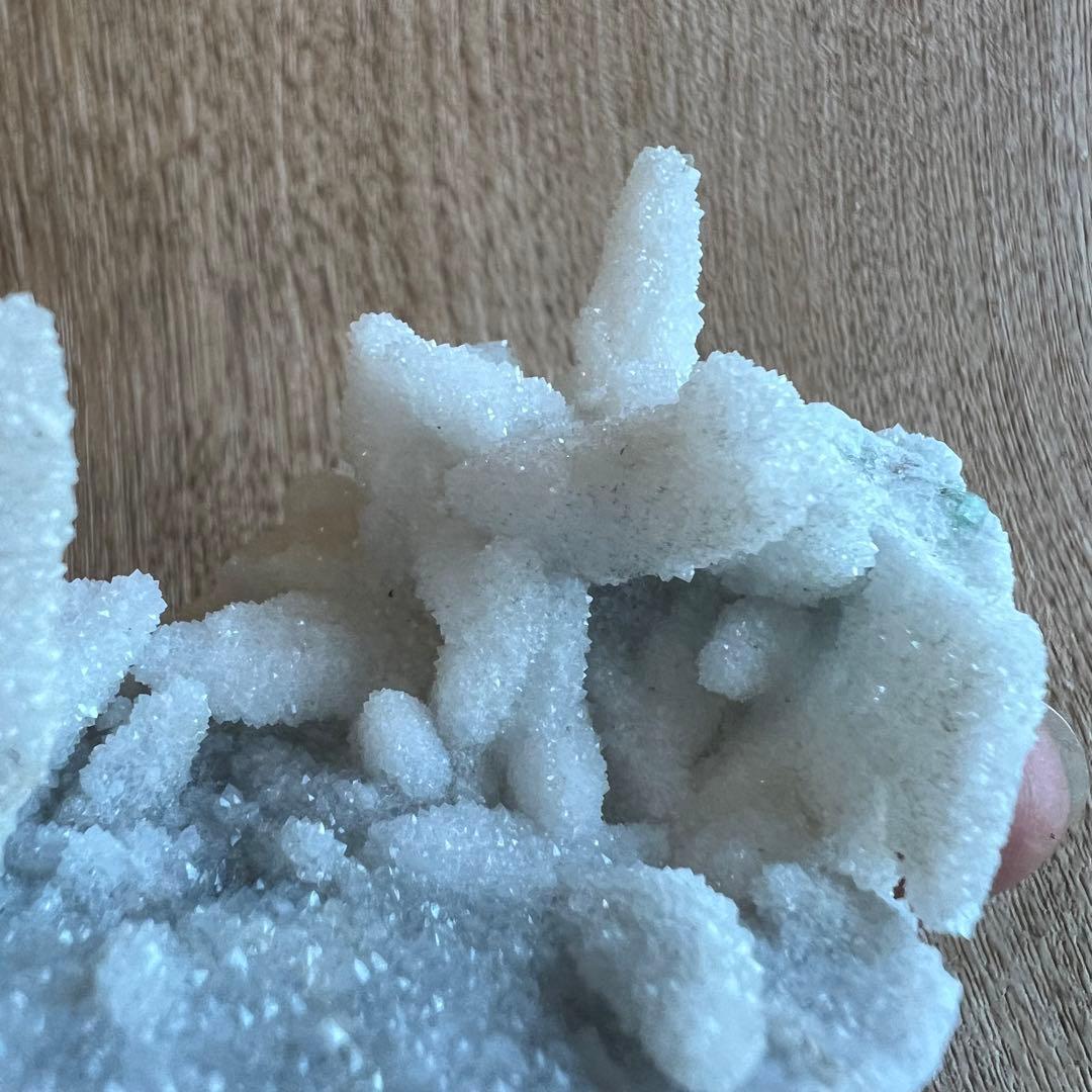 仮晶 水晶 ドゥルージー フローライト A1 共生 鉱物 標本 原石