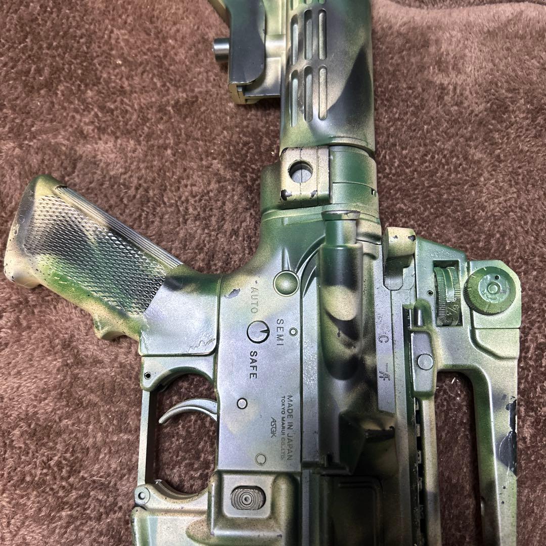 東京マルイ次世代電動ガン 迷彩塗装 バッテリー付き