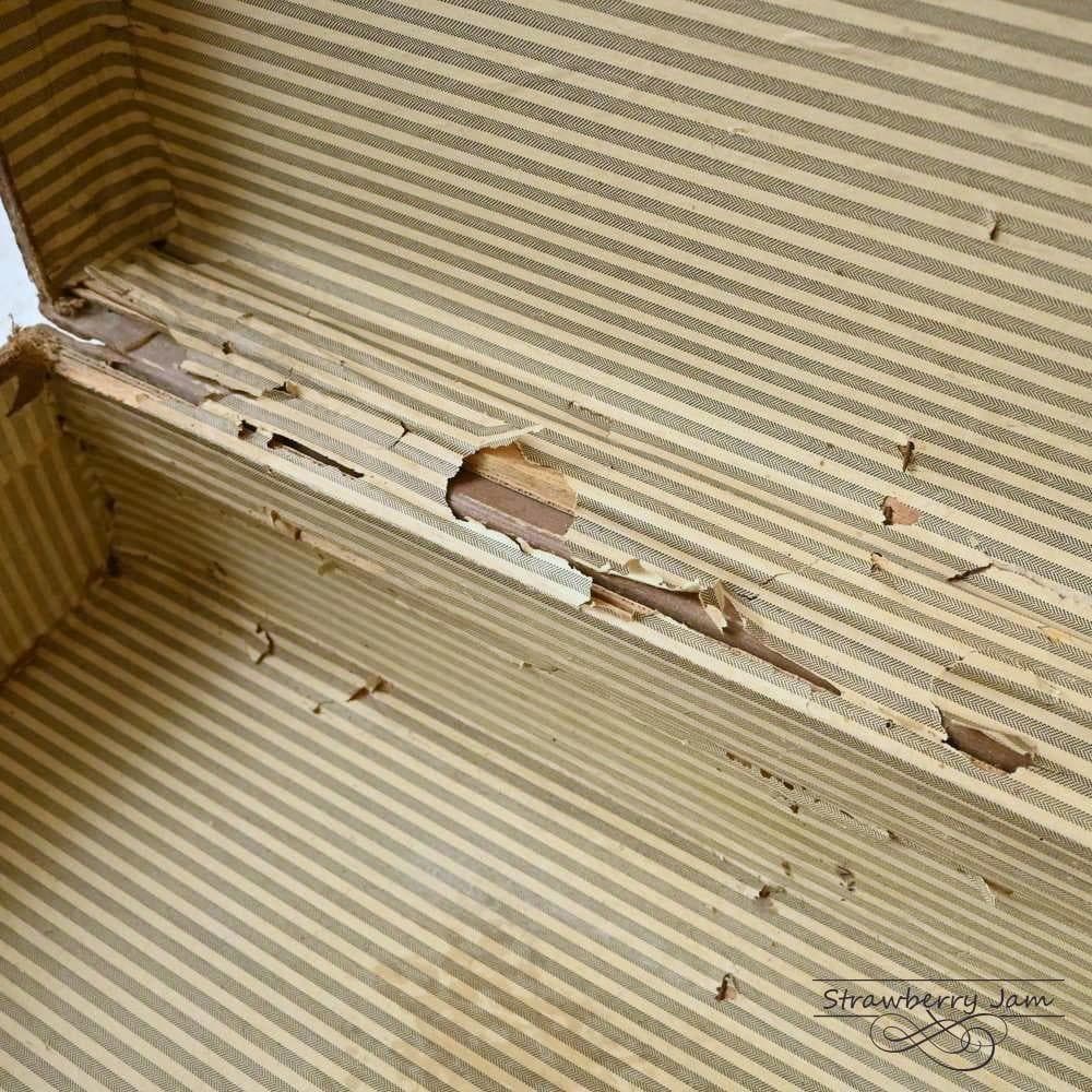 L3612-99-1 英国アンティーク トランク レザーバック 収納 レザー