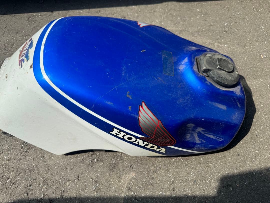 HONDA バイクタンク 青 CBRタンク鍵無し