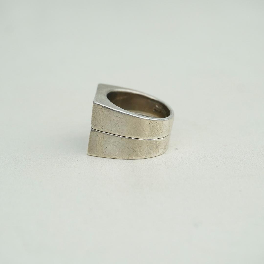 20AW Maison Margiela ツースタッカブル リング 57Q▲