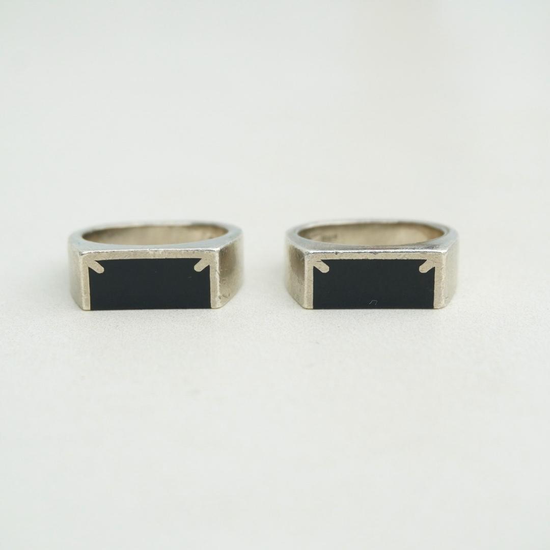 20AW Maison Margiela ツースタッカブル リング 57Q▲