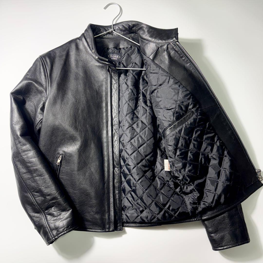 極美品✨HORN WORKS レザージャケット ライダース 本革 バッファロー