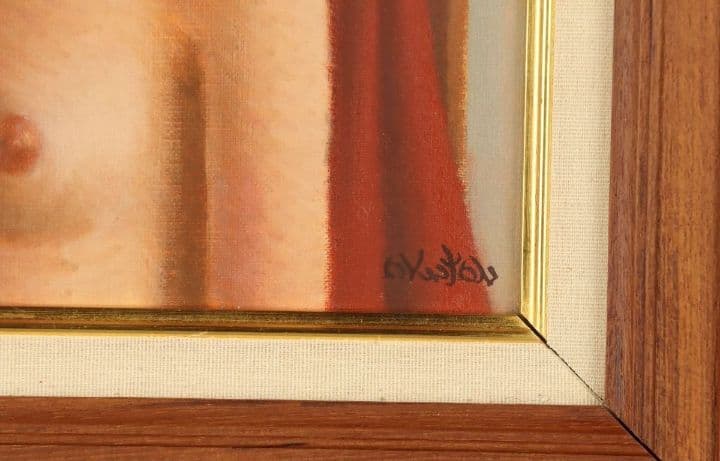 佐藤カツヤ氏のF３号油彩画