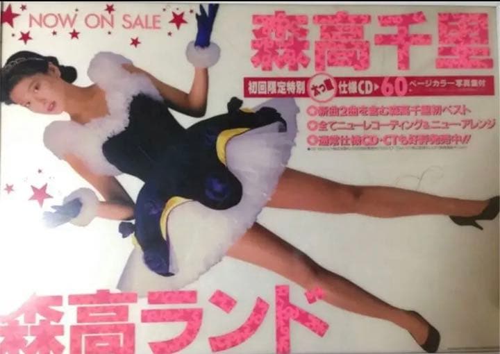 森高千里 販売促進用ＰＯＰ アクリル版 ☆貴重レア品