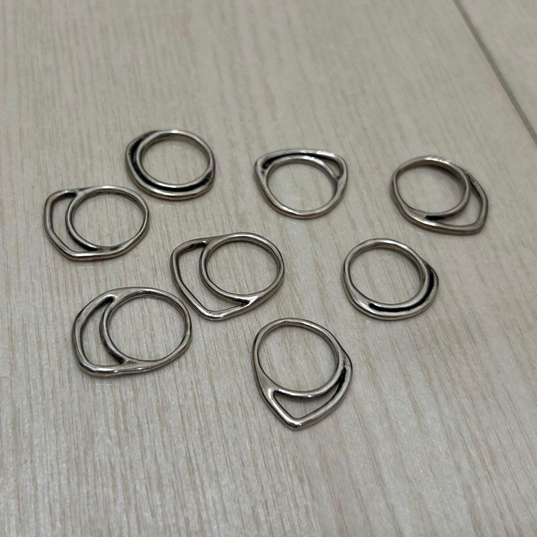 Ruka IOSSELLIANI イオッセリアーニ 8連リング