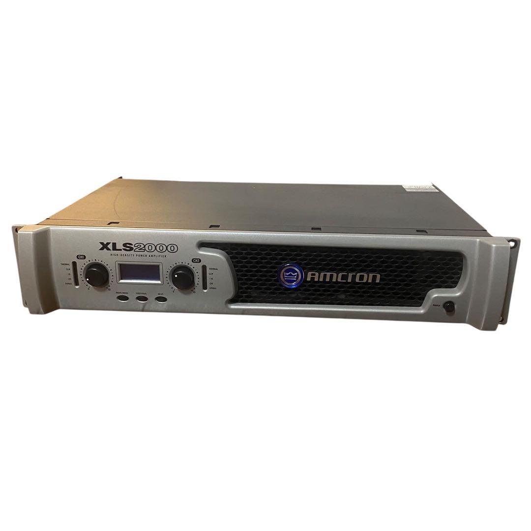 【現状品】アムクロン　デジタルパワーアンプ CROWN XLS2000