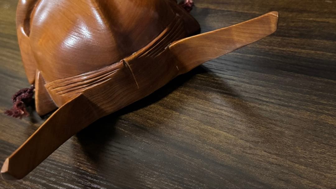 木彫　般若　面