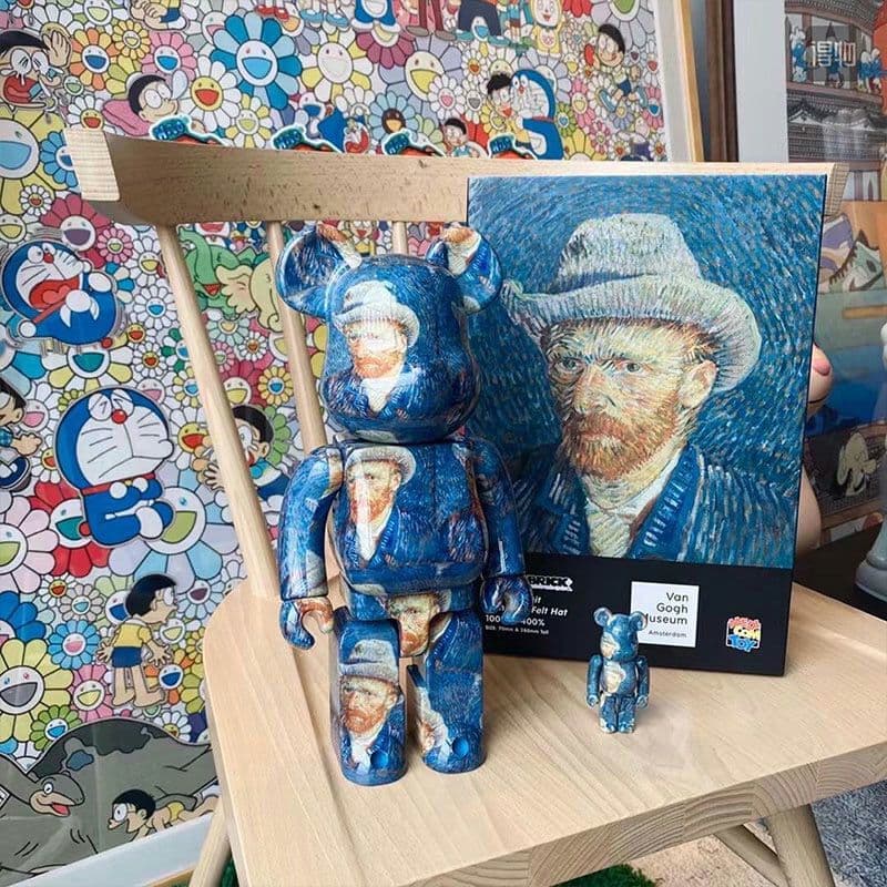 BE@RBRICKVan Goghゴッホ博物館ゴッホ自画像100%+400%。