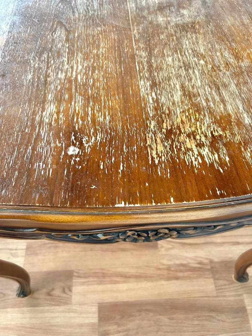 630 イタリア製 猫脚 ダイニングテーブル 木製 クラシック アンティーク