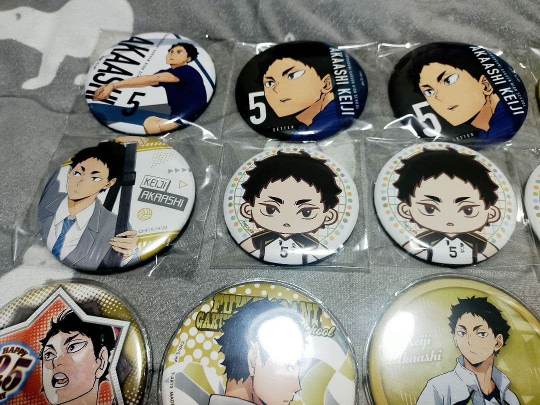 ハイキュー 赤葦京治 缶バッチ まとめ売り