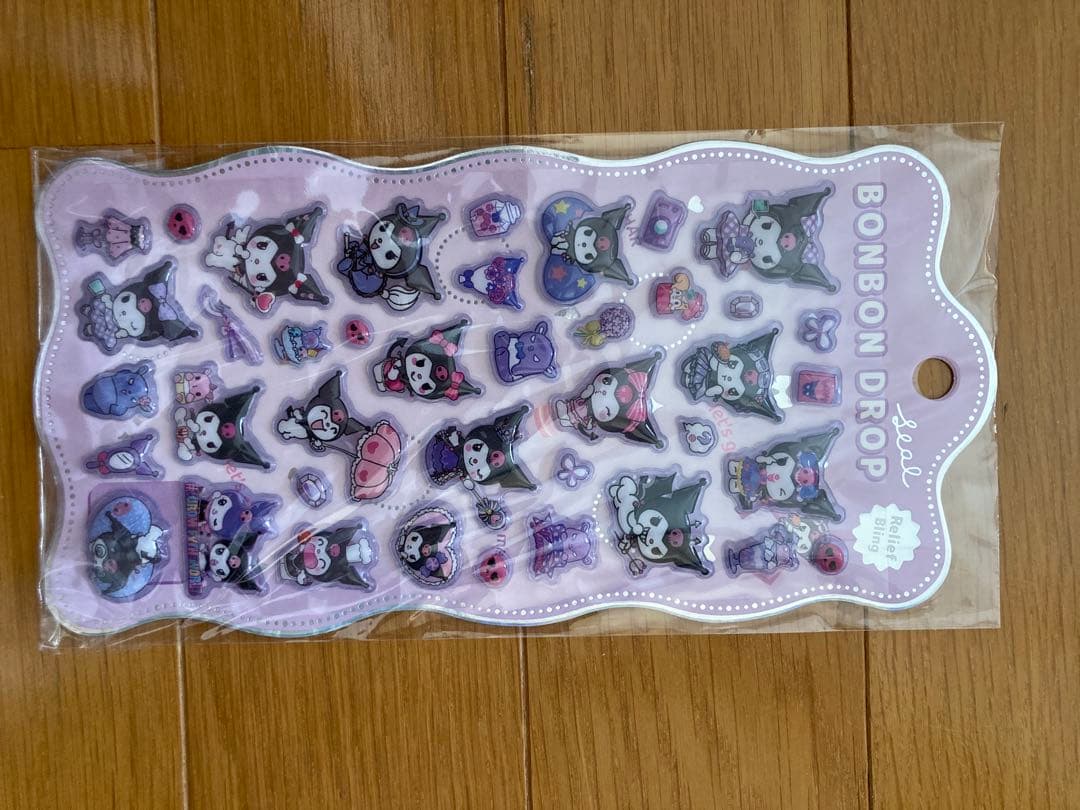 可愛いキャラシール ボンボンドロップ風　サンリオ　クロミ　30枚セット　まとめ売
