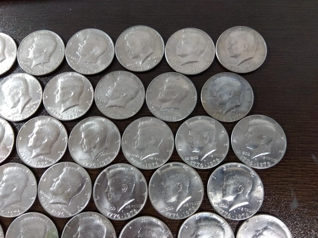 【アメリカ・大量】１９７６年 建国２００年記念 ハーフダラー５０枚！