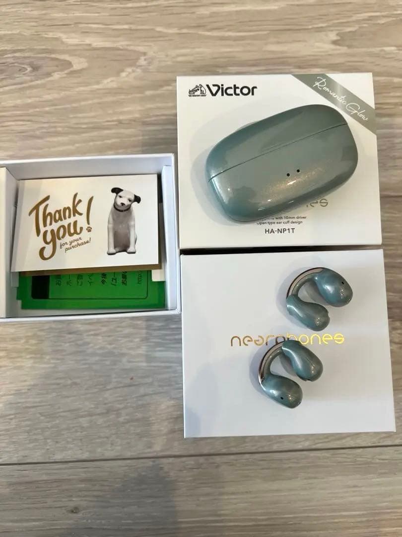 JVCケンウッド Victor HA-NP1T-GN ワイヤレスイヤホン