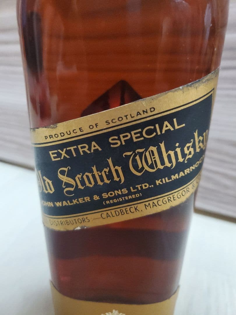 ジョニーウォーカー　ブラックラベル　古酒1970年代　白紋章