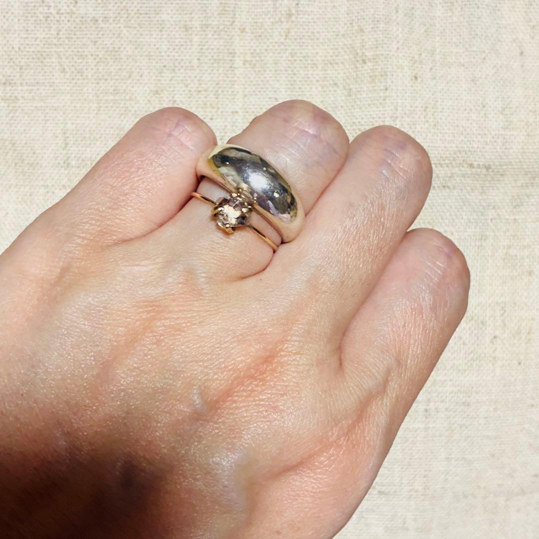 accessoies mau ◆ハーキマーダイヤモンドリング