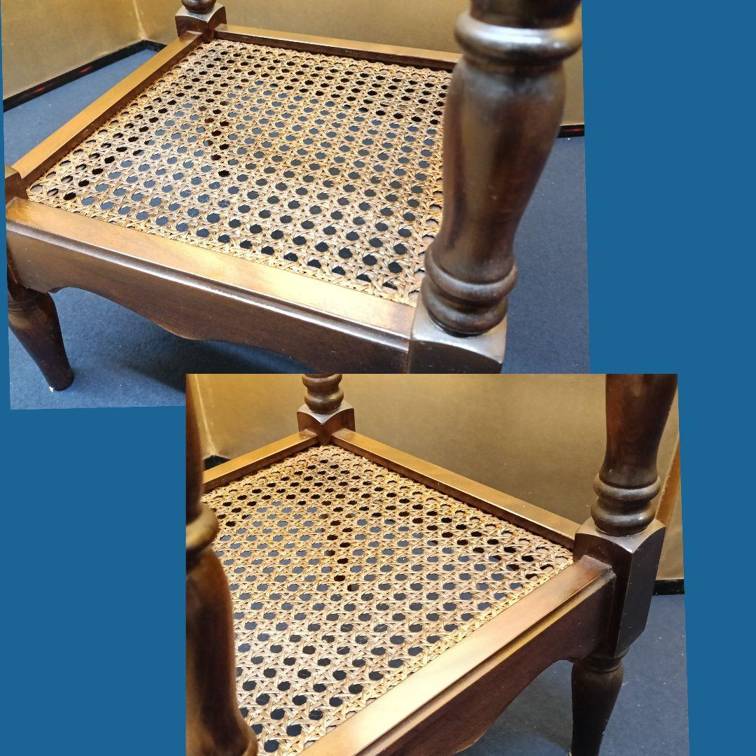 ドロンAM15 カリモク コロニアル 飾台 電話代 花台 昭和レトロ サイ