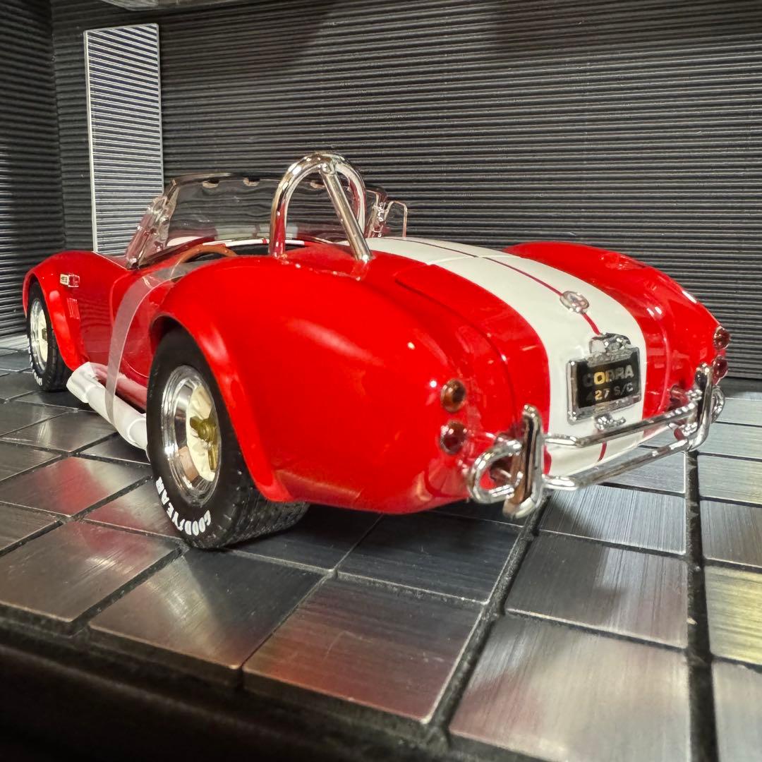 絶版未展示品 京商 1/18 コブラ427 レッド