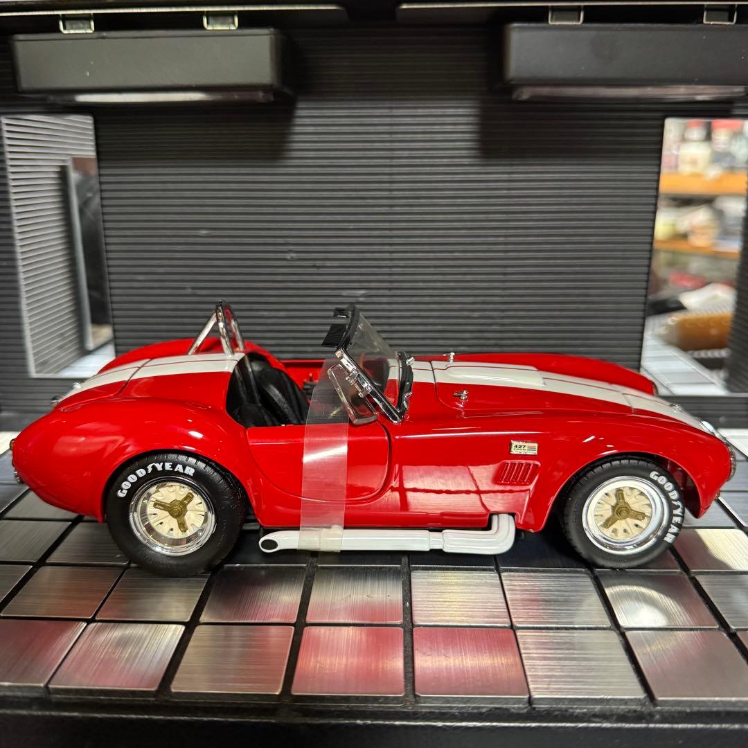 絶版未展示品 京商 1/18 コブラ427 レッド