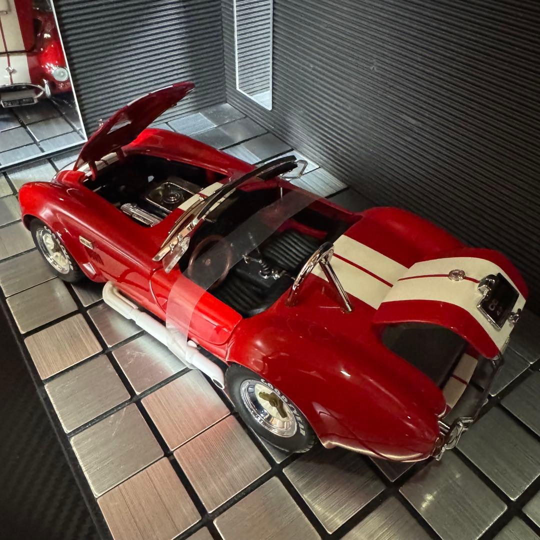 絶版未展示品 京商 1/18 コブラ427 レッド