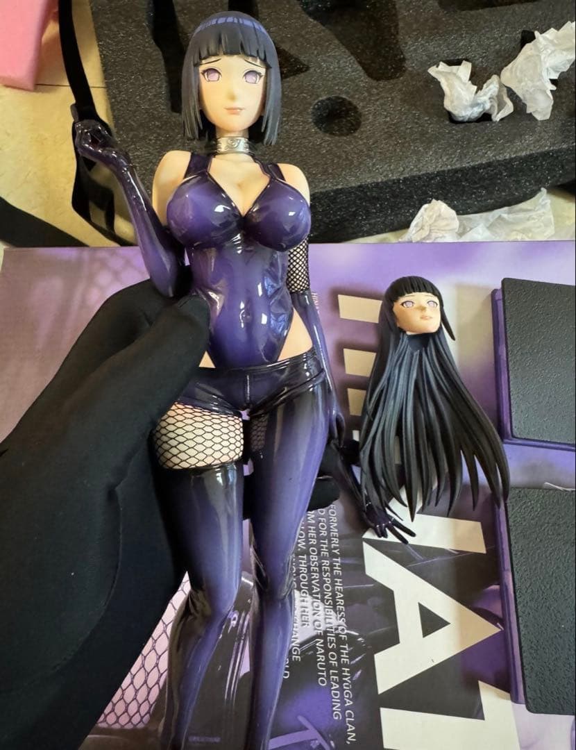 ナルト 日向ヒナタ ガレージキット ガレキ スタチュー①⑤