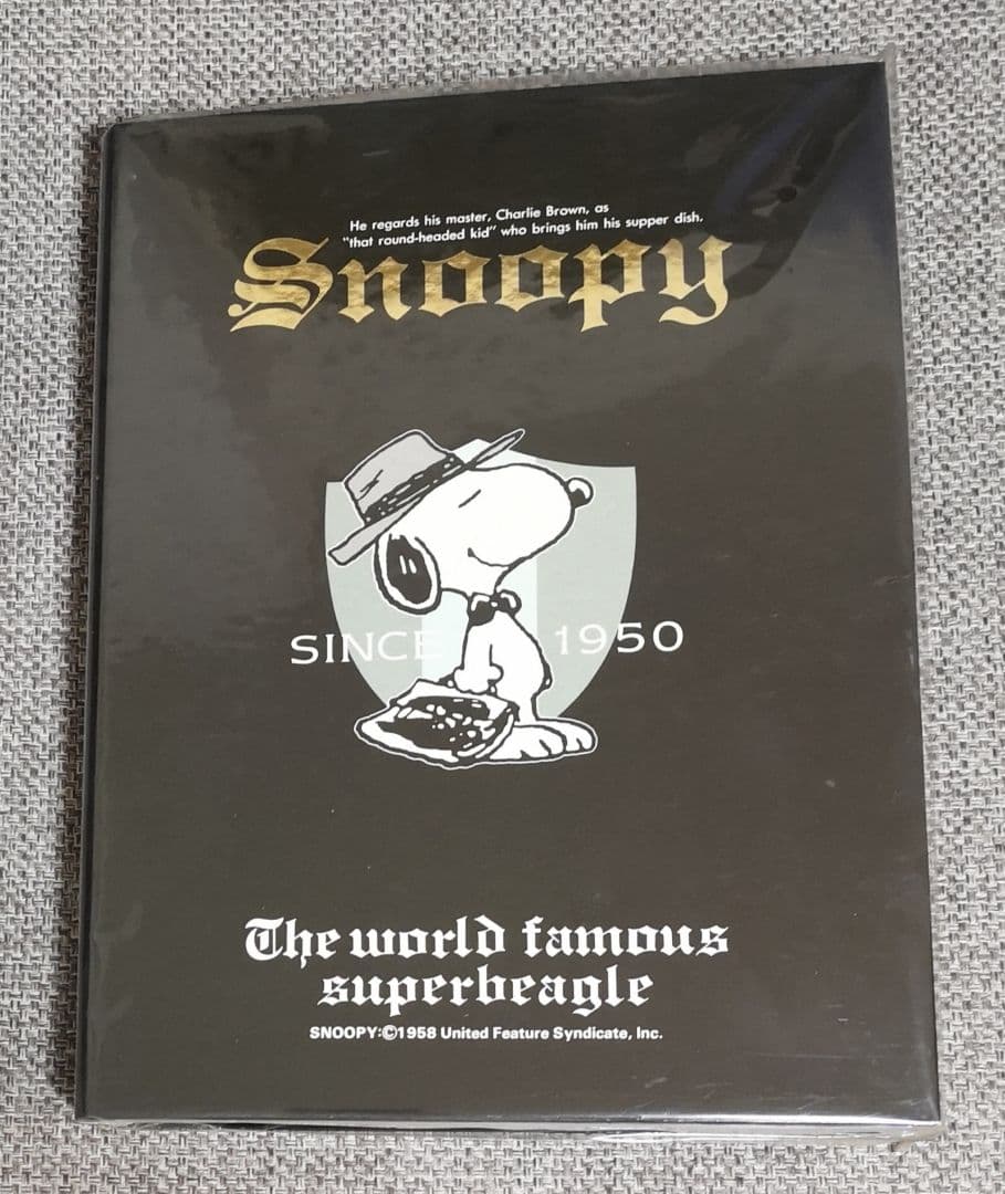 当時物　スヌーピー　バインダーノート　リフィル付き