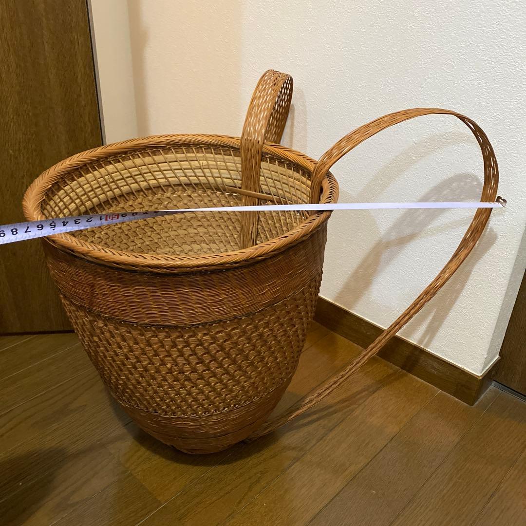 背負い籠　しょいかご　籠　アンティーク　骨董　プランターカバー　鉢カバー