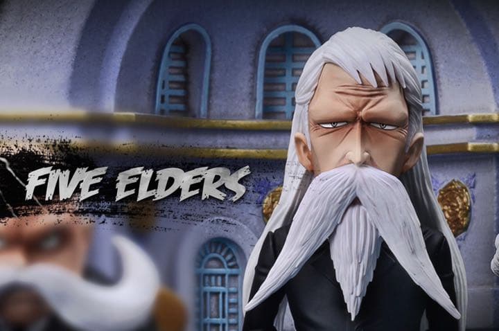 吾老星 5体セット ワンピース フィギュア レッド