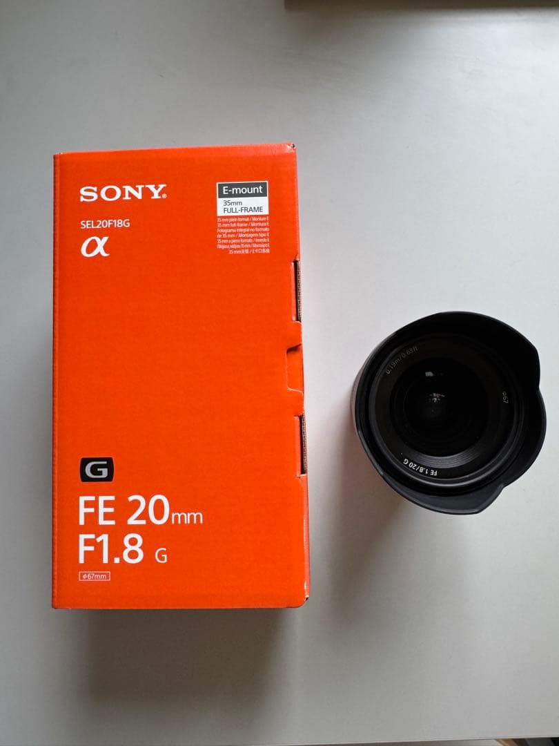 【美品】SONY FE20mm F1.8 G