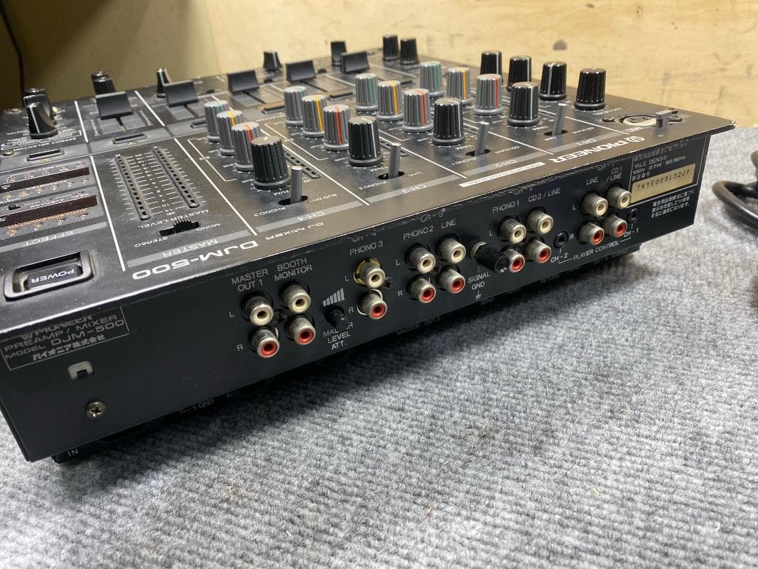 pioneer DJM-500 DJミキサー
