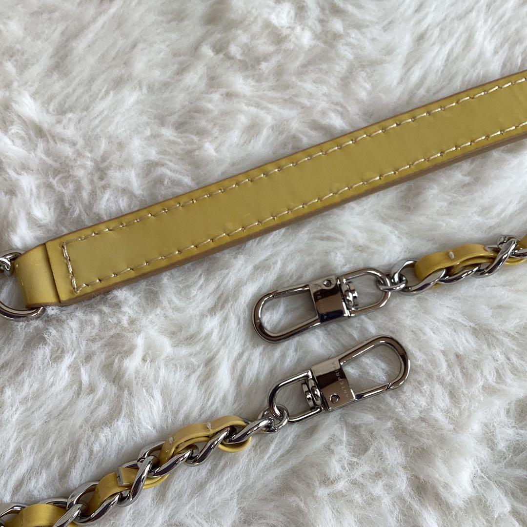 アンテプリマ 2way ハンドバッグ　ショルダーバッグ ターンロック　ゴールド