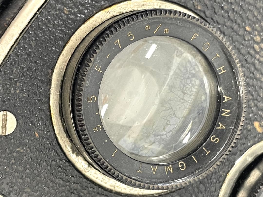 FOTH-FLEX フォスフレックス 二眼レフカメラ レザーケース付き