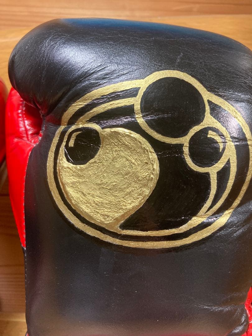 GRANT グラント ボクシンググローブ 黒/赤 10オンス カスタム品