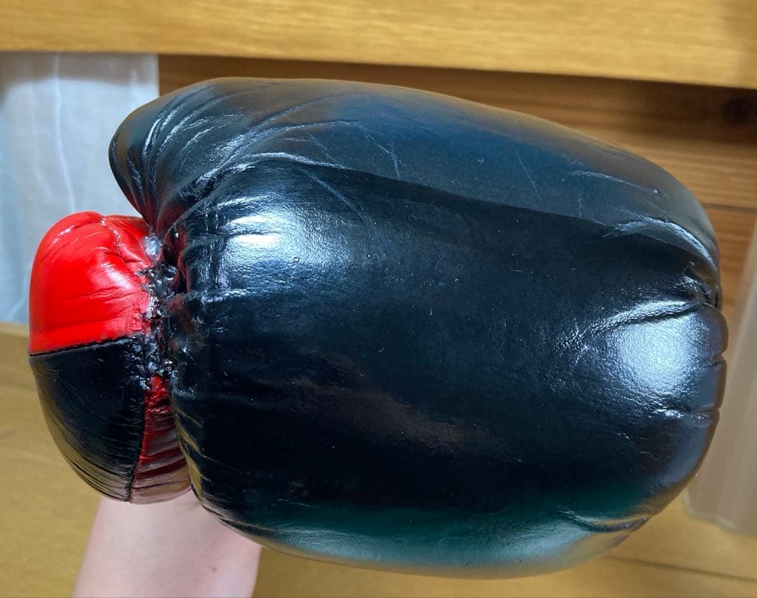 GRANT グラント ボクシンググローブ 黒/赤 10オンス カスタム品