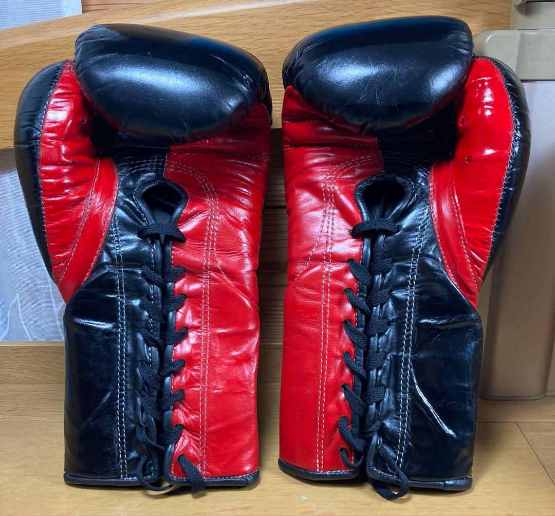 GRANT グラント ボクシンググローブ 黒/赤 10オンス カスタム品